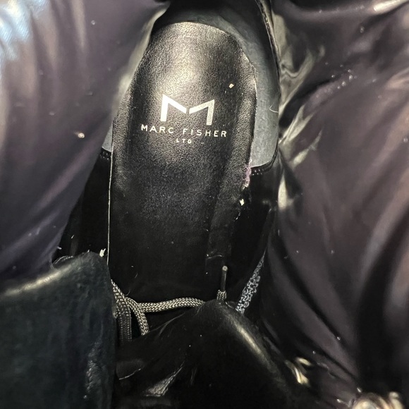 ***SOLD $70***Marc Fisher LTD Black Heeled Boot Size 8 - Picture 8 of 10